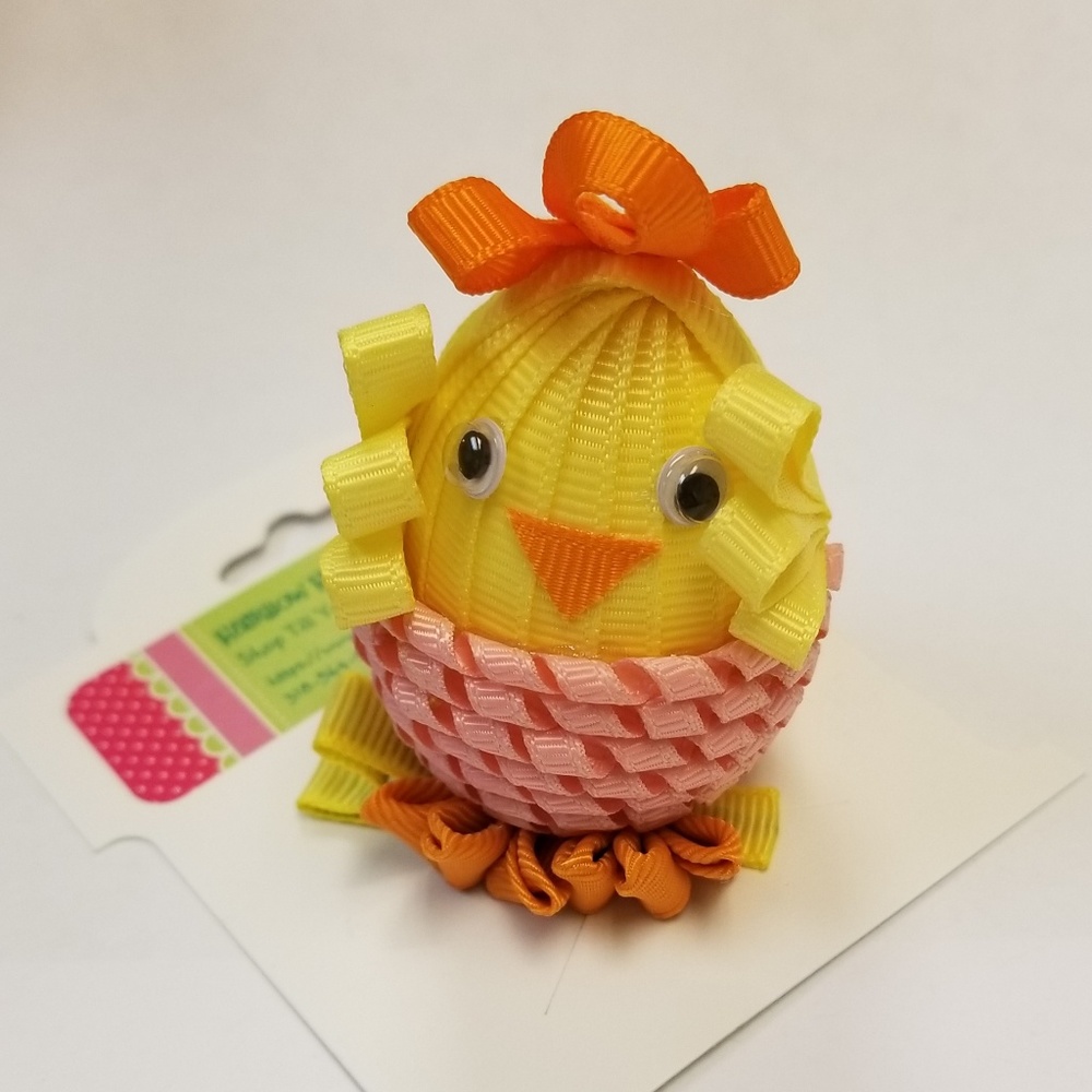 Easter Chick Hair Clip